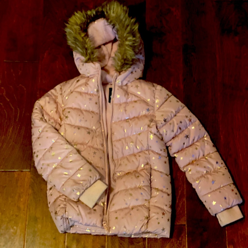 Rose puffer jacket!